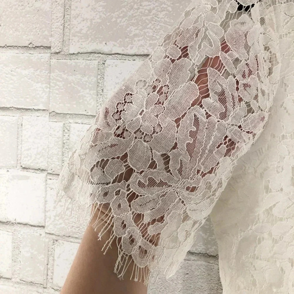 LuLus White Lace Cocktail Party Dress Women's Size Small New With Tags - Picture 7 of 7